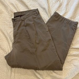 L.L. Bean Double L Natural Fit Flannel Lined Chinos Men's Size 38 x 29